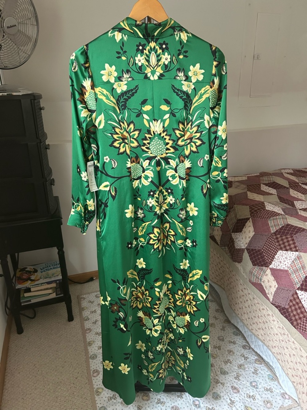 Chico’s Floral Maxi Shirt Dress NWT - Picture 3 of 11